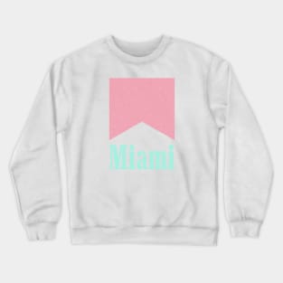 Light Up Miami - Distressed Logo Crewneck Sweatshirt